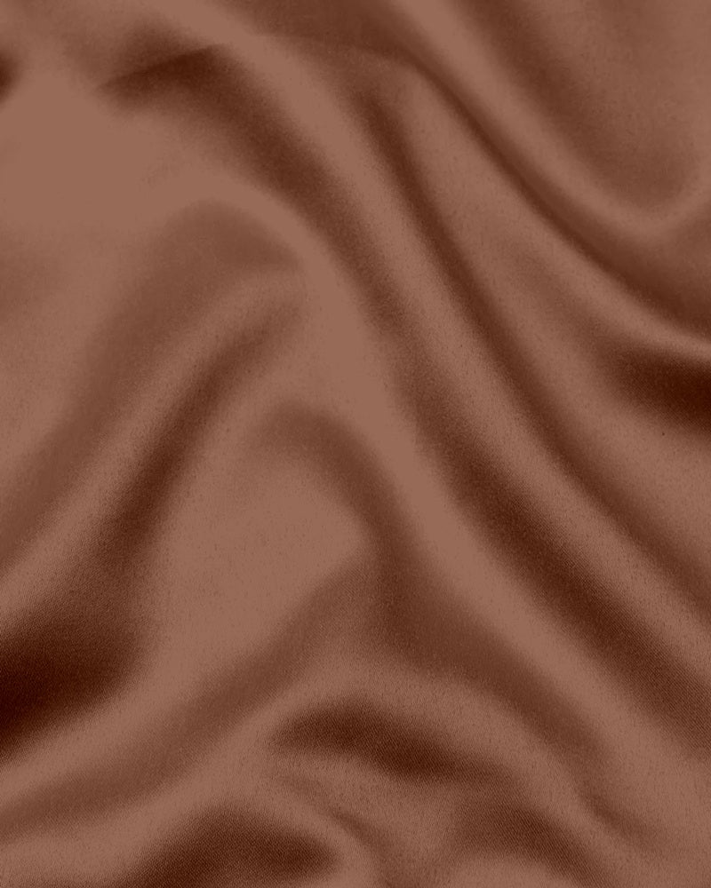 Classic Brown Cotton Shirt